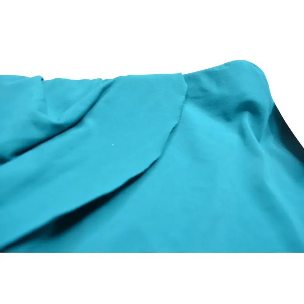 ROBIN PICCONE Women's Teal Blue & Green Skirted Bikini Bottoms